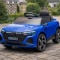 Auto na akumulator Audi SQ8 dla dzieci niebieskie + pilot 2.4G, światła LED