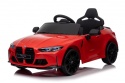 Czerwone BMW M4 na akumulator dla dzieci 3-8 lat – światła LED, koła EVA, pilot 2.4GHz