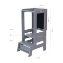 Wymiary wieży Montessori dla dziecka – wysokość 90 cm, szerokość 39 c