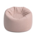 Pufa bean bag w kolorze pudrowego różu - wygodne siedzisko do salonu lub sypialni