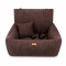 Fotelik samochodowy dla psa Milano Brown