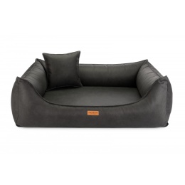 Kanapa dla psa ortopedyczna w kolorze dark grey – wygodne legowisko premium