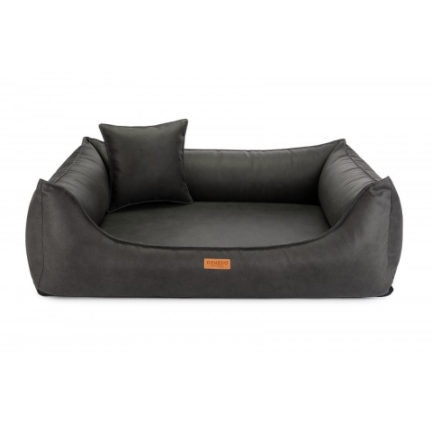 Kanapa dla psa ortopedyczna w kolorze dark grey – wygodne legowisko premium