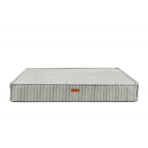 Ortopedyczny materac dla psa Torino grey – widok boku i grubości materaca