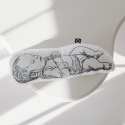 Poduszka newborn z ilustracją śpiącego niemowlęcia chłopca – personalizowana poduszka z metryczką