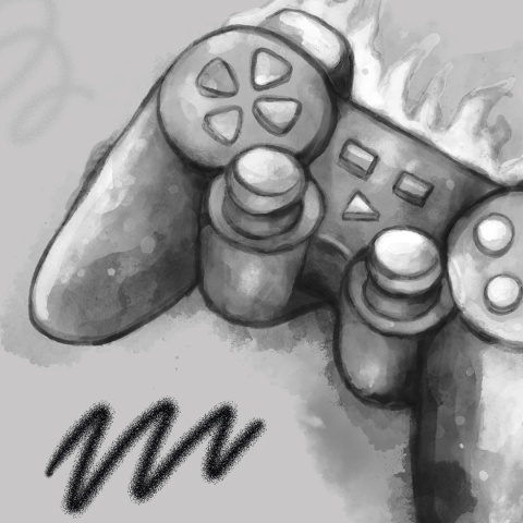 Tapeta Game Zone z motywem gier komputerowych i konsoli