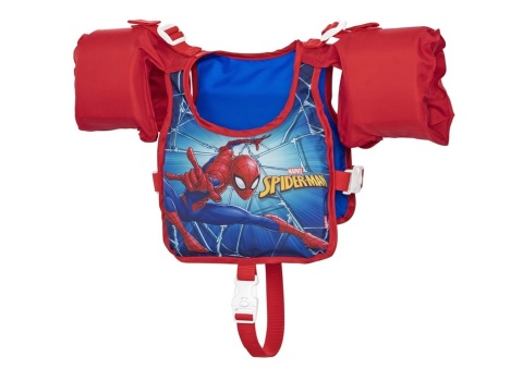 Kamizelka do nauki pływania dla dzieci Marvel Spider-Man czerwona z rękawkami