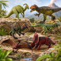 Zestaw figurek dinozaurów dla dzieci – realistyczne prehistoryczne zwierzęta do kreatywnej zabawy