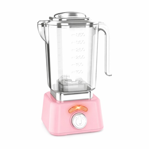 Blender zabawkowy dla dzieci w kolorze różowym z efektami świetlnymi