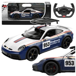 Zdalnie sterowane auto Porsche 911 Dakar RC Rastar 1:14 z pilotem i otwieranymi drzwiami
