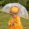 Przezroczysty parasol dla dzieci - lew
