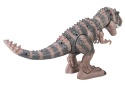 Interaktywny dinozaur Tyranozaur Rex na baterie – widok z tyłu, chodząca zabawka dla dzieci