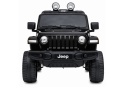 Jeep Rubicon na akumulator dla dzieci czarny widok od przodu