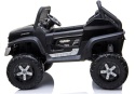 Mercedes Unimog dla dzieci na akumulator – widok boczny