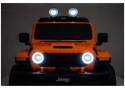 Przednie światła LED w Jeep Rubicon 4x4 na akumulator