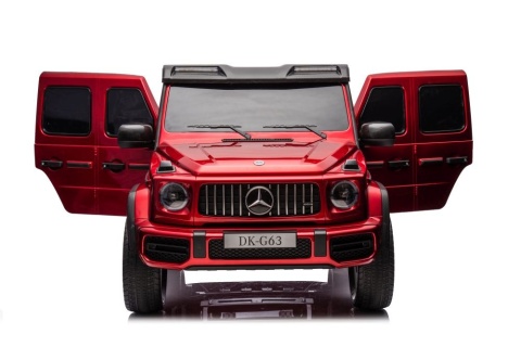Mercedes G63 na akumulator dla dzieci z otwieranymi drzwiami po obu stronach.