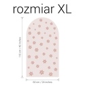 Naklejka ścienna łuk Stokrotki Mini w rozmiarze XL 60x110 cm pastelowa dekoracja ściany