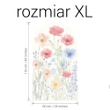 Naklejka na ścianę łuk Wiosenna Łąka w rozmiarze XL 110x60 cm.
