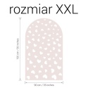 Naklejka ścienna łuk Serduszka w rozmiarze XXL 90x150 cm dekoracja do pokoju dziecka w kolorze brudnego różu
