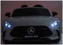 Mercedes GT63 AMG na akumulator dla dzieci z przednimi światłami LED