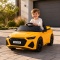 Audi RS6 żółte na akumulator dla dziecka – samochód elektryczny