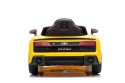 Tył żółtego samochodu na akumulator Audi R8 dla dzieci