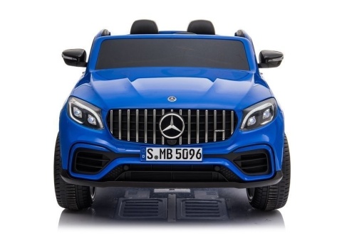 Auto na akumulator Mercedes GLC 63S niebieskie – widok z przodu