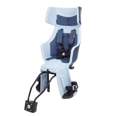 Bobike Exclusive Tour Plus 1P niebieski fotelik rowerowy do ramy dla dziecka 9-22 kg z regulowanym zagłówkiem