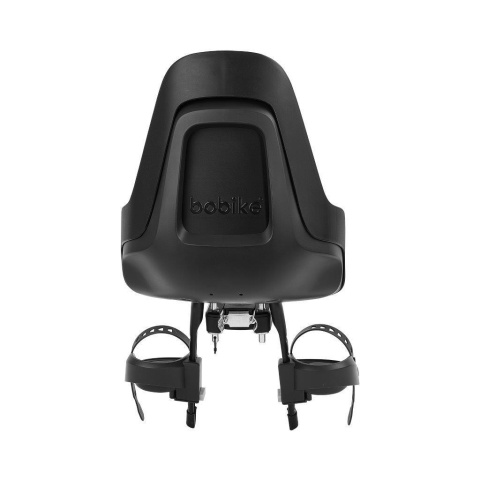 Fotelik rowerowy Bobike One Mini czarny widok od tyłu