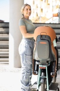 Fotelik rowerowy Bobike Maxi Exclusive Evolve montaż na bagażniku rowerowym