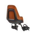 Fotelik rowerowy Bobike One Mini cinnamon brown montowany z przodu roweru dla dziecka