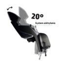 Fotelik rowerowy Bobike GO Maxi – system odchylania o 20 stopni