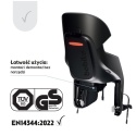 Fotelik rowerowy Bobike GO Maxi – certyfikaty bezpieczeństwa TÜV i EN14344