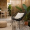Fotel Acapulco Brasil czarny – technorattan