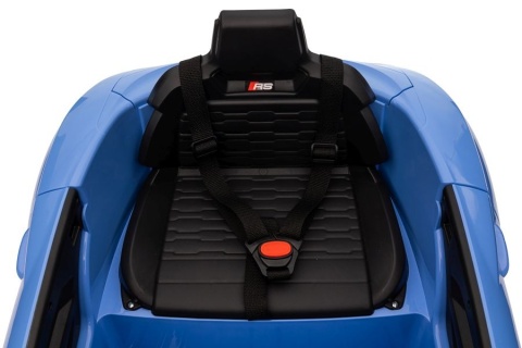 Siedzenie z pasami bezpieczeństwa w Audi RS e-tron GT na akumulator