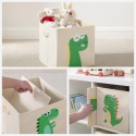 Pojemnik na pluszaki i zabawki z motywem dinozaura dla dzieci