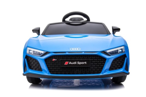 Przód niebieskiego Audi R8 Lift A300 dla dzieci z oświetleniem LED