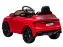 Audi RS Q8 na akumulator czerwone – tył i bok samochodu elektrycznego dla dzieci