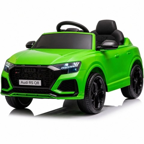 Audi RS Q8 zielone auto na akumulator 12V 7Ah z pilotem LED