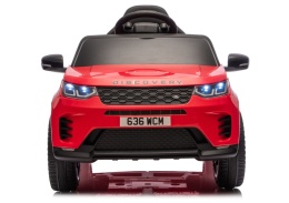 Czerwony Land Rover Discovery na akumulator dla dzieci