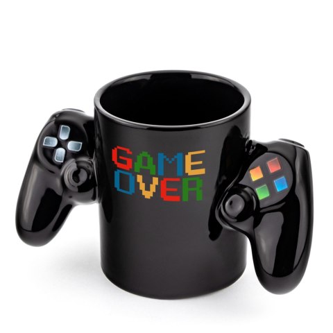 kubek dla gracza game over z uchwytami jak pady gamingowe prezent dla fana gier