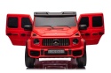 Auto na akumulator Mercedes G63 XXL czerwone z otwieranymi drzwiami
