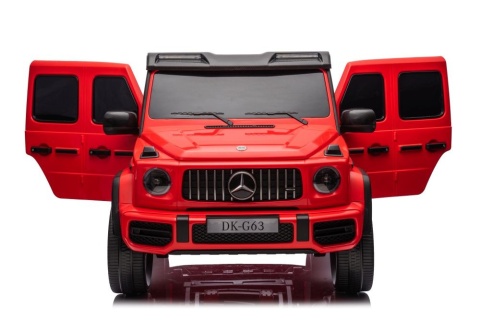 Auto na akumulator Mercedes G63 XXL czerwone z otwieranymi drzwiami