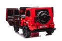 Czerwony Mercedes G63 XXL na akumulator – przednie światła LED