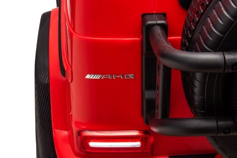 Mercedes G63 XXL na akumulator – tył pojazdu z kołem zapasowym