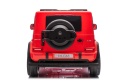 Tył czerwonego Mercedesa G63 XXL na akumulator dla dzieci z napędem 4x4