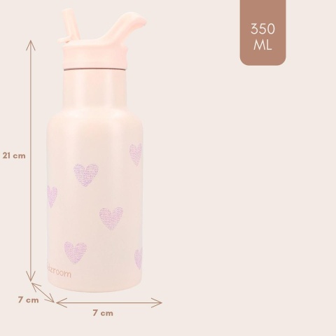 Bidon termiczny dla dzieci 350 ml – wymiary 21 x 7 x 7 cm