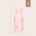 Różowa butelka dla dziecka Kidzroom w wisienki 350 ml – wymiary