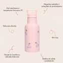 Butelka Kidzroom w wisienki 350 ml ze słomką i uchwytem