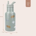 Butelka termiczna dla dzieci 350 ml z dinozaurami – wymiary 21 x 7 cm